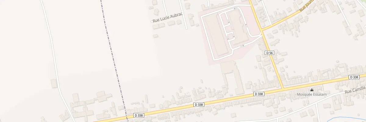 Plan du 50 Rue Mal de Lattre de Tassigny à Chauny