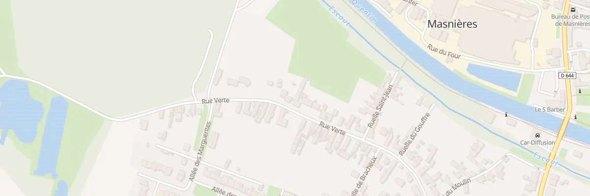 Plan du 56 Rue Verte à Masnières
