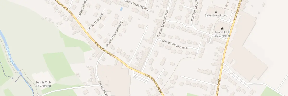 Plan du 46 Rue du Bon Passage à Chéreng