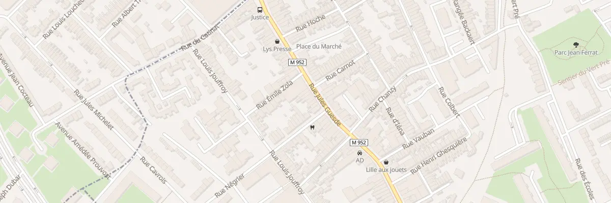 Plan du 125 Rue Jules Guesde à Lys-lez-Lannoy