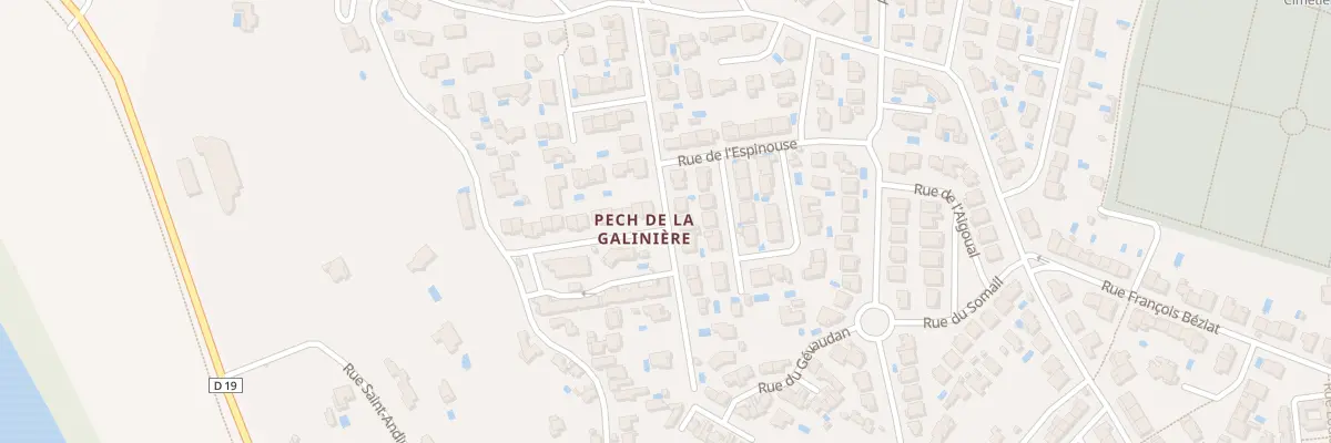 Plan du 22 Rue de la Trivalle à Béziers