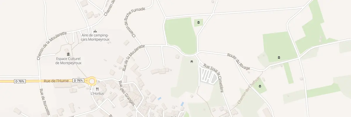 Plan du 10 Rue de la Moulerette à Montpeyroux