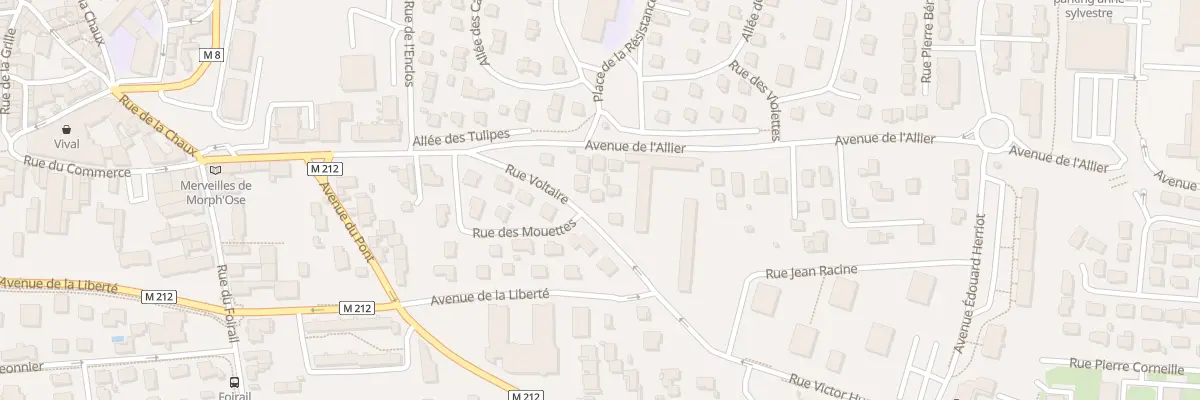 Plan du 3B Rue Voltaire à Cournon-d’Auvergne