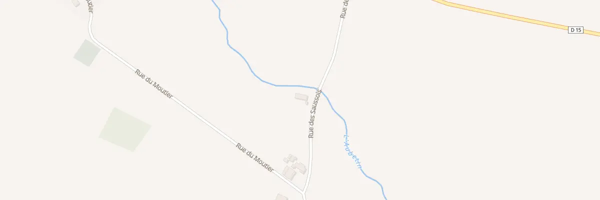 Plan du 1 Rue des Saussois à Frétoy