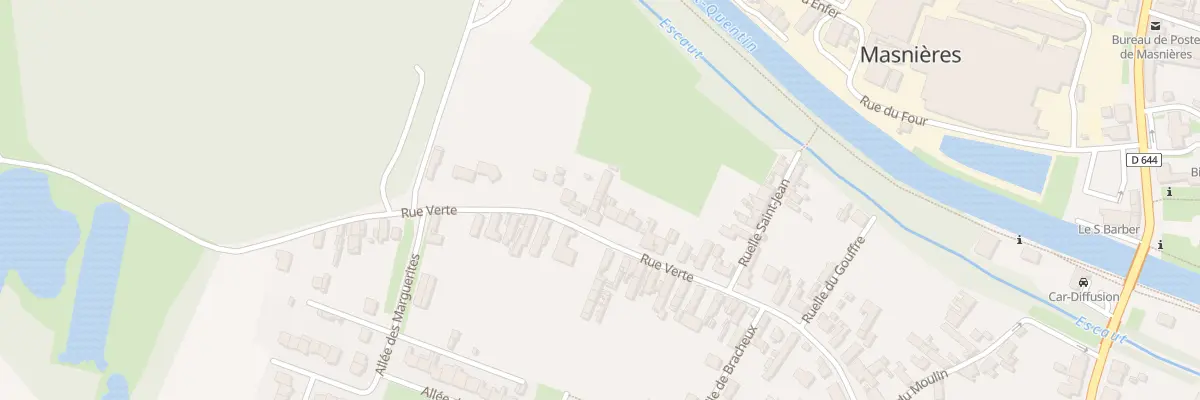 Plan du 58 Rue Verte à Masnières