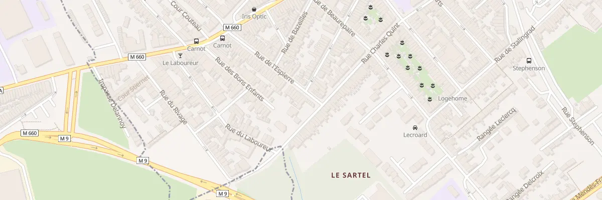 Plan du 60 Rue de l’Espierre à Wattrelos