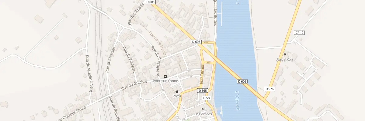 Plan du 2 Rue Charles Preau à Pont-sur-Yonne