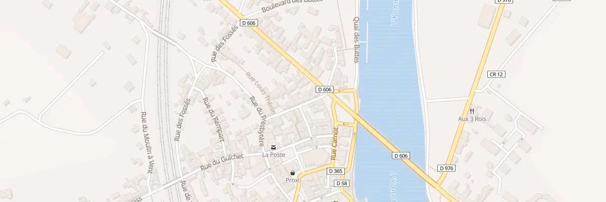 Plan du 4B Rue Gambetta à Pont-sur-Yonne