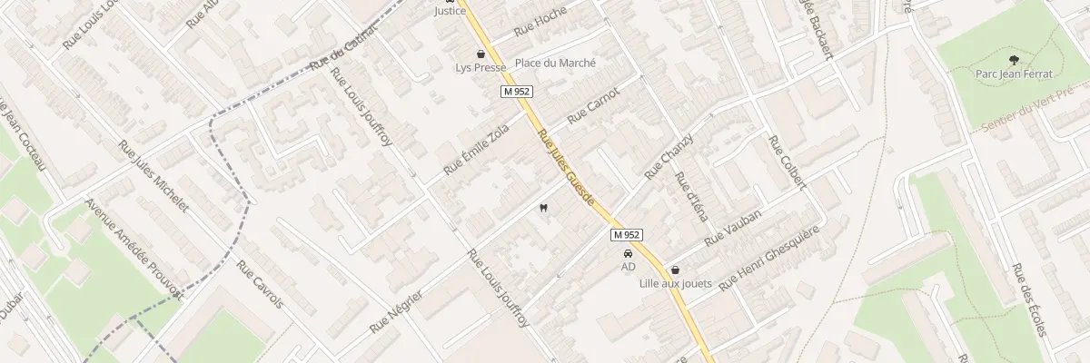 Plan du 117 Rue Jules Guesde à Lys-lez-Lannoy