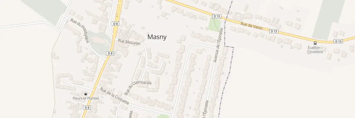 Plan du 21 Rue de la Croisette à Masny