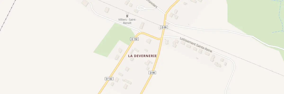 Plan du 197 Champs de la Croix à Villiers-Saint-Benoît