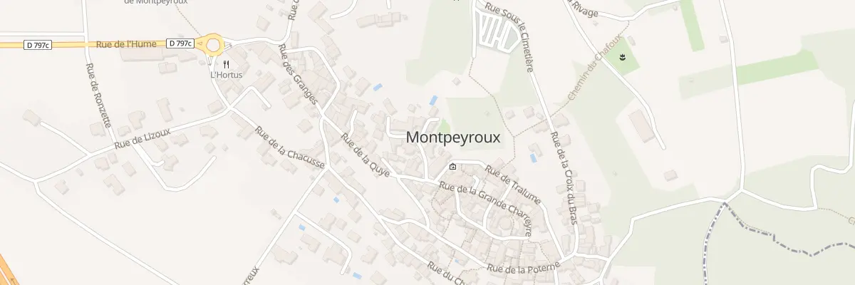 Plan du 4 Pl du Cheix à Montpeyroux