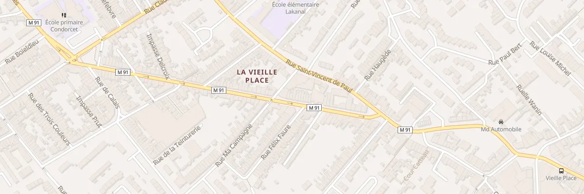 Plan du 104 Rue Henri Briffaut à Wattrelos