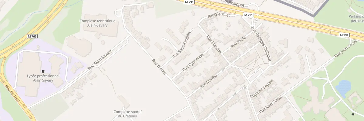 Plan du 6 Rue Saint-Exupéry à Wattrelos