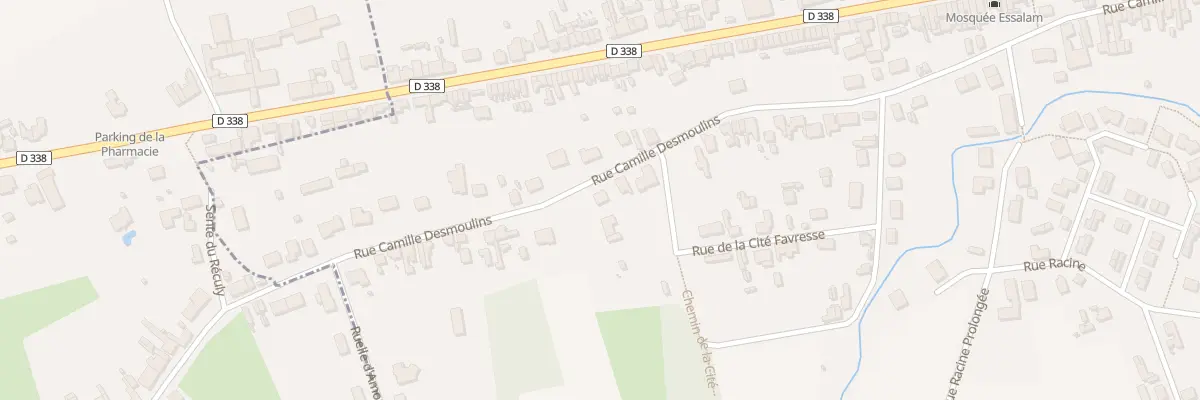Plan du 87B Rue Camille Desmoulins à Chauny