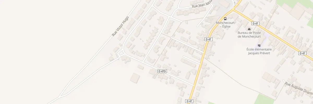 Plan du 2 Rue Jean Francois Leteneur à Monchecourt