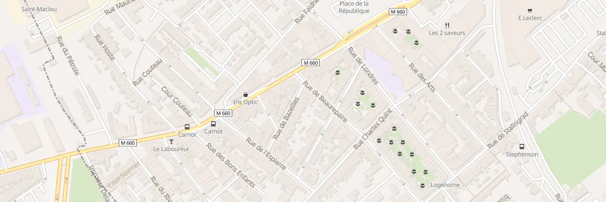 Plan du 5 Rue de Bazeilles à Wattrelos