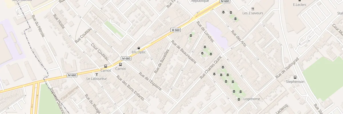 Plan du 11 Rue de Bazeilles à Wattrelos