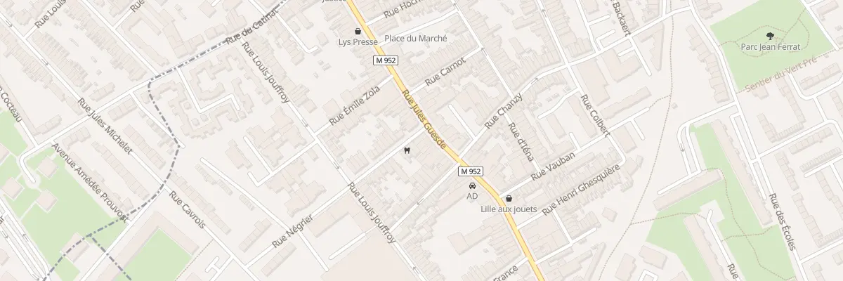 Plan du 113 Rue Jules Guesde à Lys-lez-Lannoy