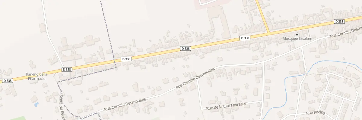 Plan du 73 Rue Mal de Lattre de Tassigny à Chauny
