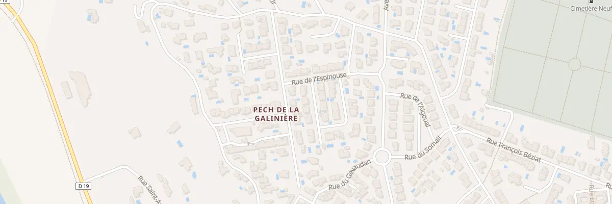 Plan du 4 Rue des Gorges d’Héric à Béziers