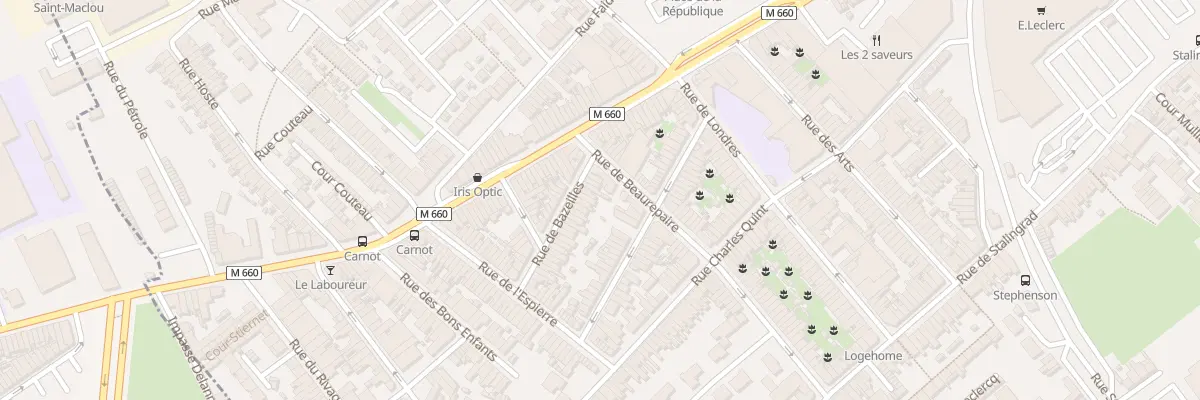 Plan du 7 Rue de Bazeilles à Wattrelos