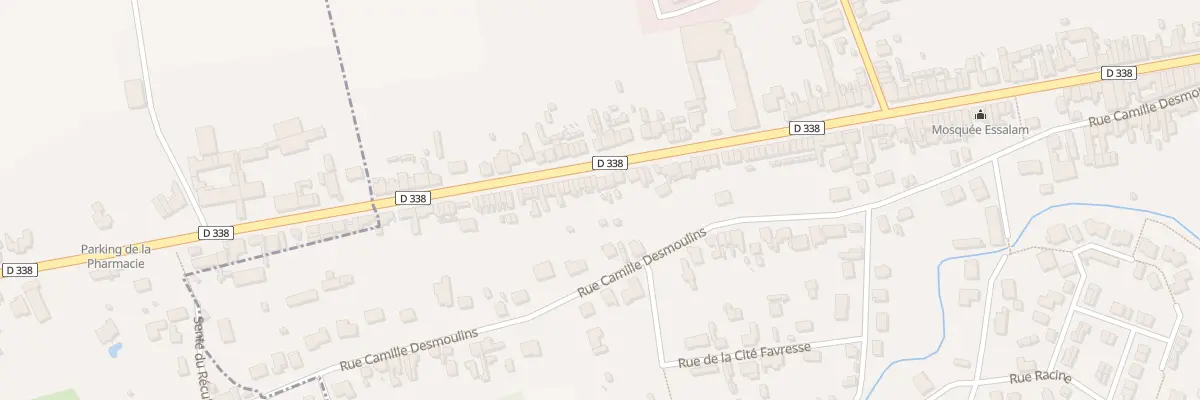 Plan du 71 Rue Mal de Lattre de Tassigny à Chauny