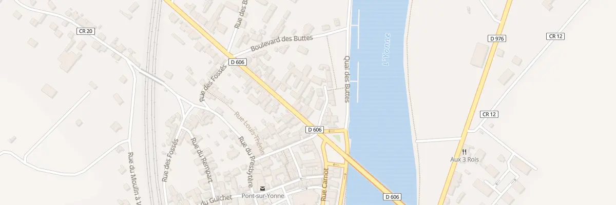 Plan du 40B Rue Carnot à Pont-sur-Yonne