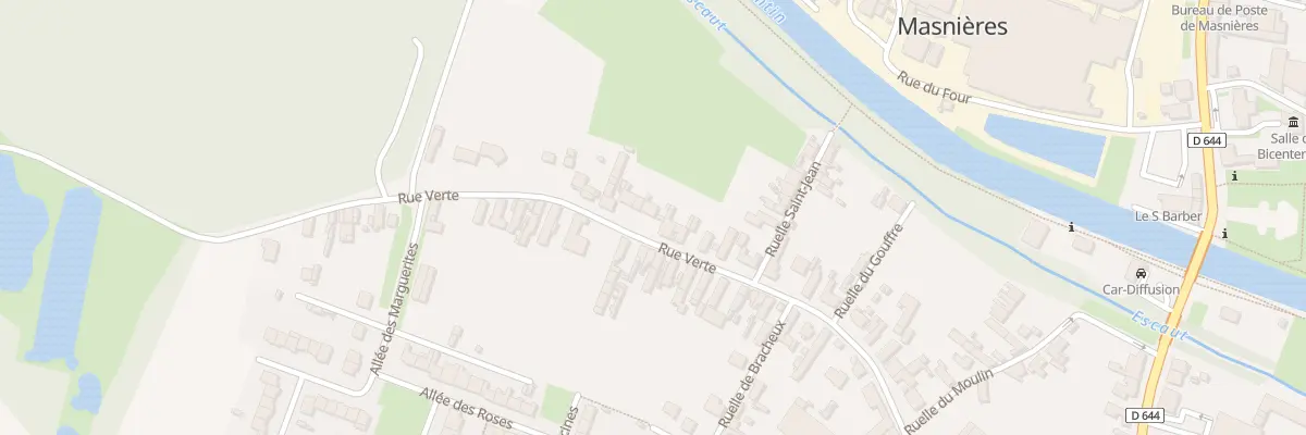 Plan du 50 Rue Verte à Masnières