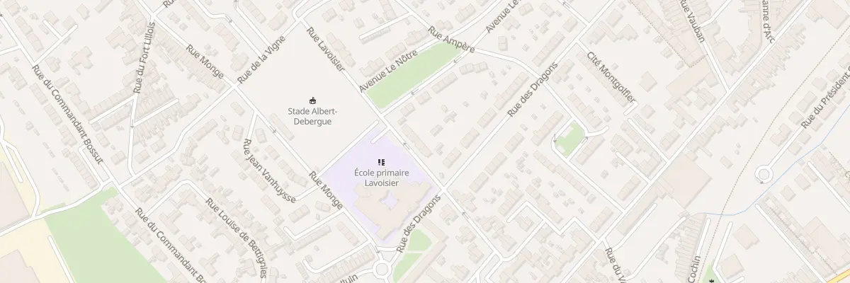 Plan du 4 Rue Lavoisier à Wattrelos