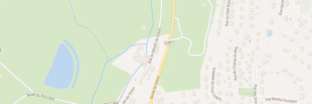 Plan du 470 Rue du Moulin du Greux à Urzy