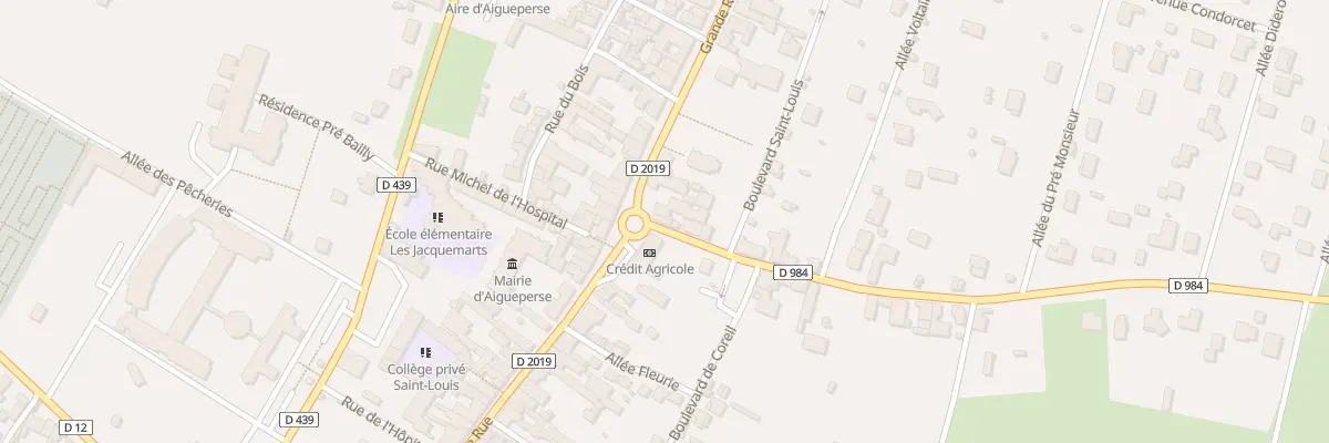 Plan du 1 Av St Nicolas à Aigueperse