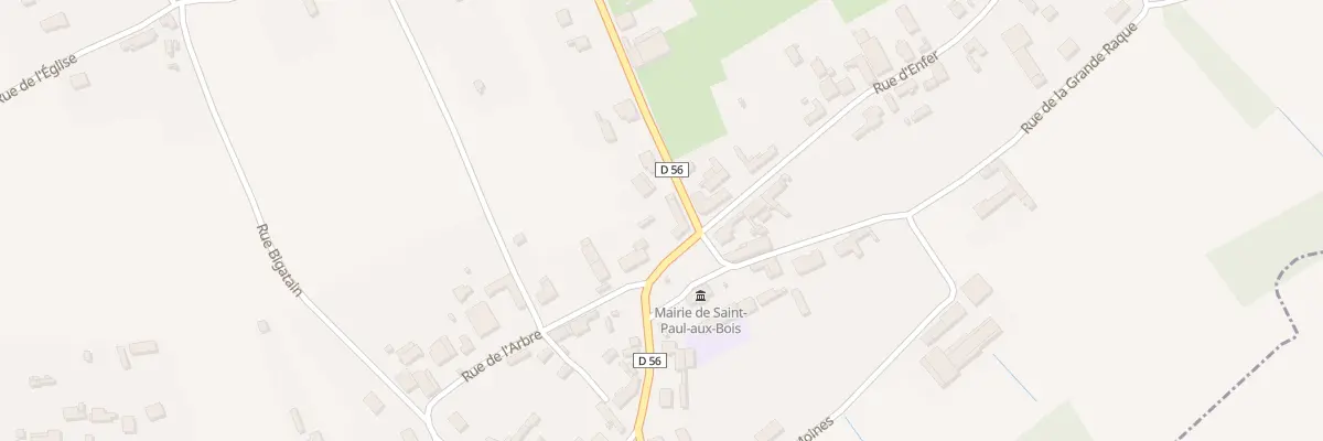 Plan du 215 Rue de Chauny à Saint-Paul-aux-Bois