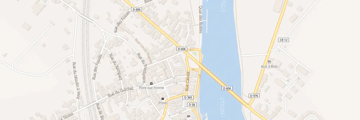 Plan du 7 Rue Carnot à Pont-sur-Yonne