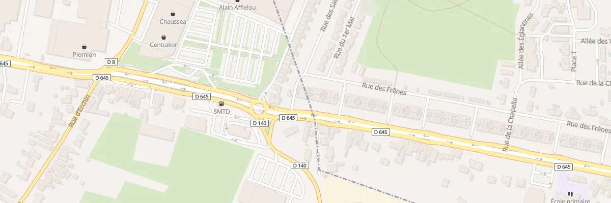 Plan du 2B Av du Huit Mai 1945 à Masny