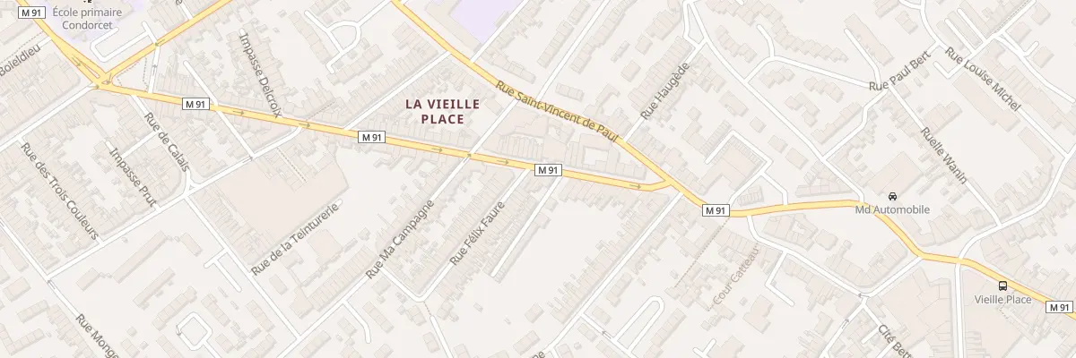Plan du 109 Rue Henri Briffaut à Wattrelos