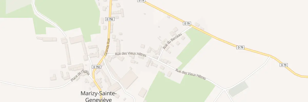 Plan du 4 Rue des Vieux Hetres à Marizy-Sainte-Geneviève