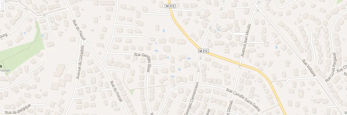 Plan du 13 Rue Georges Bizet à Cournon-d’Auvergne