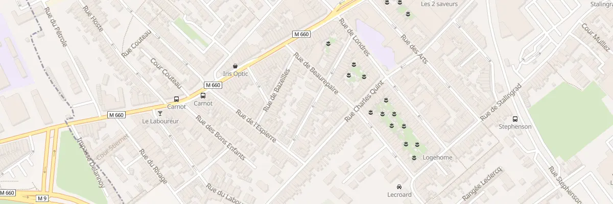 Plan du 40 Rue de Moscou à Wattrelos