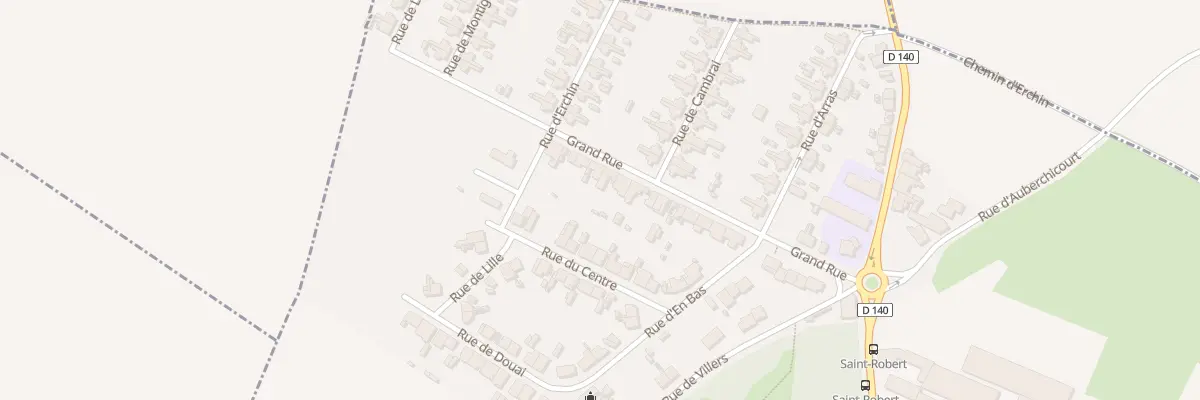 Plan du 10 Vc Grand Rue à Monchecourt