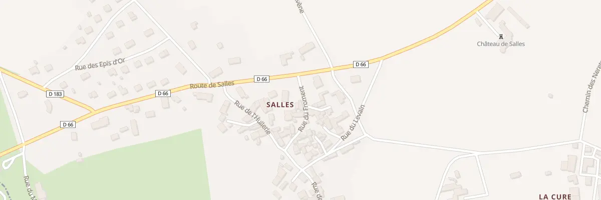 Plan du 6 Rue du Froment à Saint-Germain-de-Salles