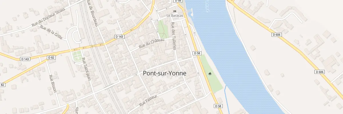 Plan du 17 Rue des Tuileries à Pont-sur-Yonne