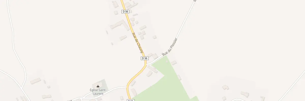Plan du 590 Rue de Chauny à Saint-Paul-aux-Bois