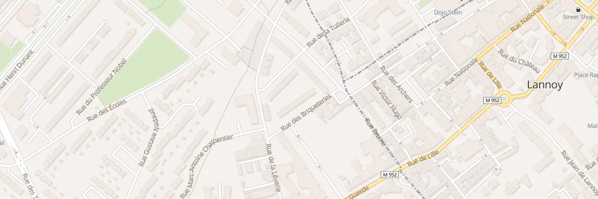 Plan du 13 Rue des Briqueteries à Hem
