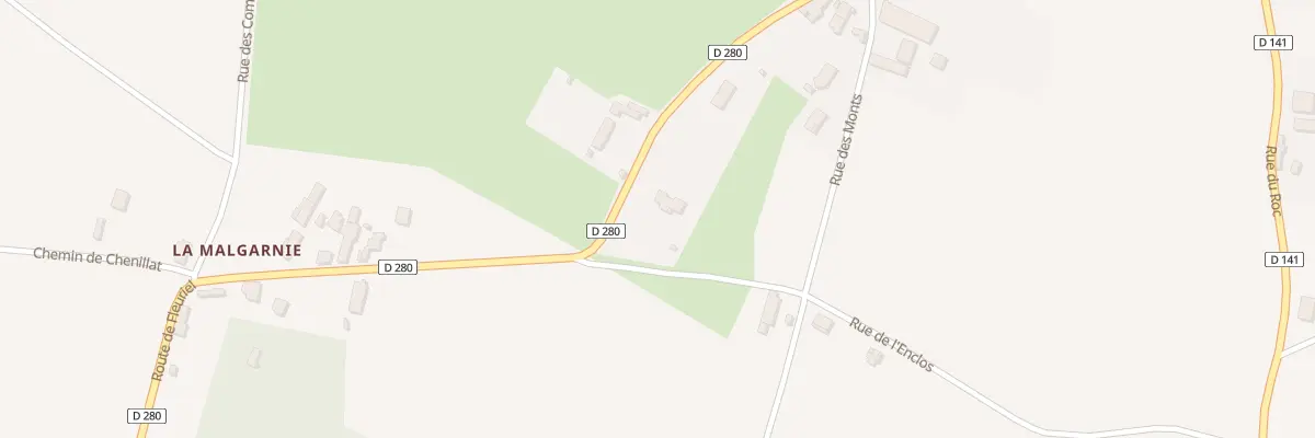 Plan du 17 Rue de la Malgarnie à Cesset
