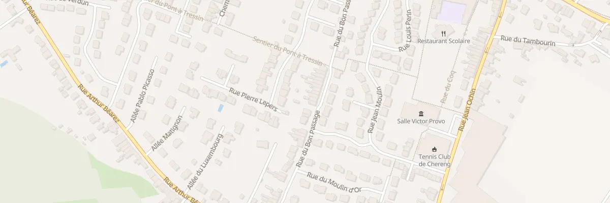 Plan du 22 Rue du Bon Passage à Chéreng