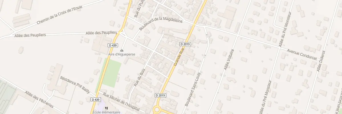 Plan du 2 Rue de la Porte aux Boeufs à Aigueperse