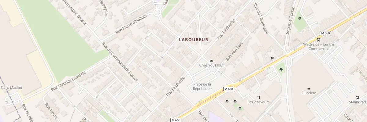 Plan du 2 Rue Sainte-Thérèse à Wattrelos