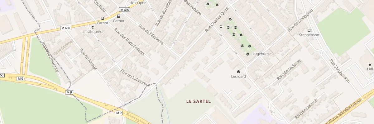 Plan du 67 Rue Charles Quint à Wattrelos