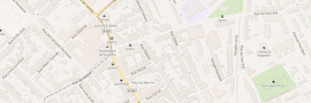Plan du 42 Rue Pasteur à Lys-lez-Lannoy